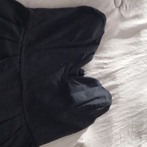 new black jumpsuit strapless